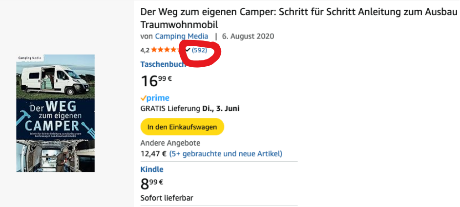 Screenshot von einem Guide der zeigt wie man DIY seinen Campervan ausbaut